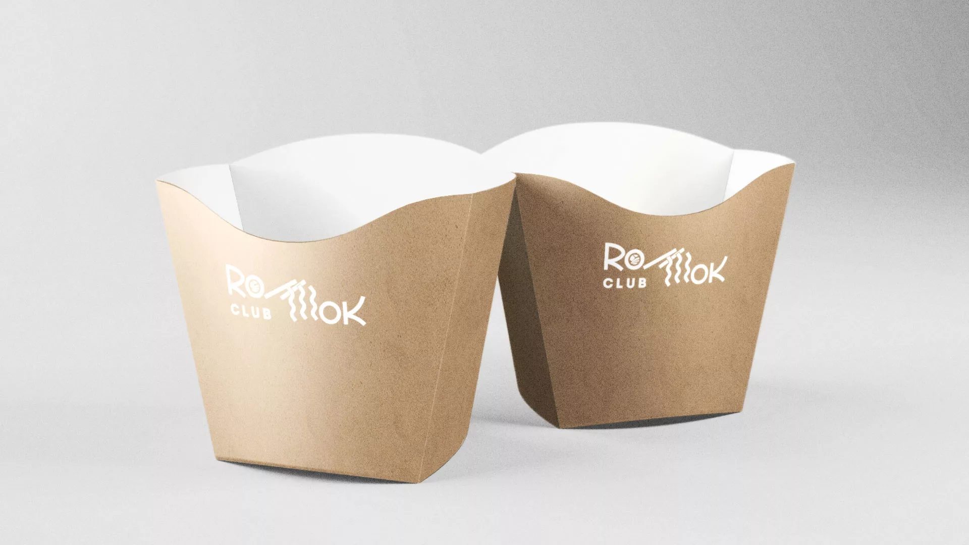 Создание логотипа суши-бара «Roll Wok Club» в Новороссийске